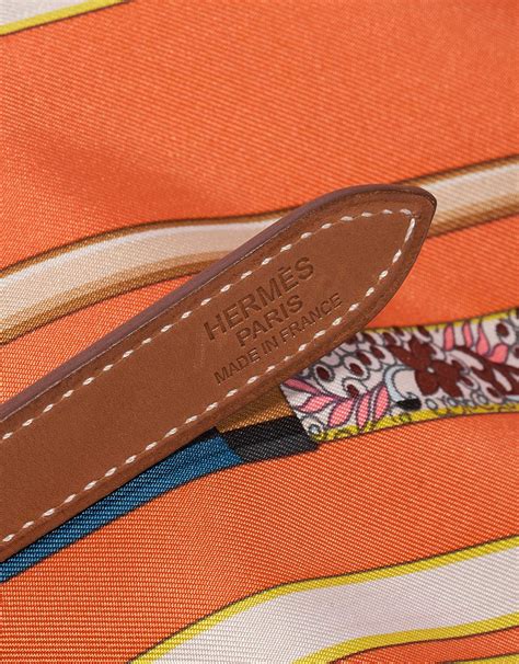 Hermès Silky City 33 Silk / Barenia Multicolour 